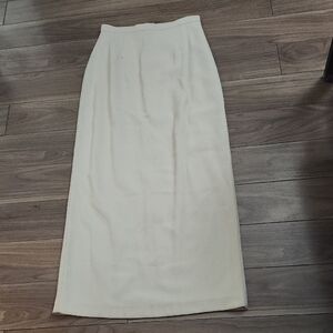 🔥Vintage Elegant Cream Women's Full Length Maxi Skirt